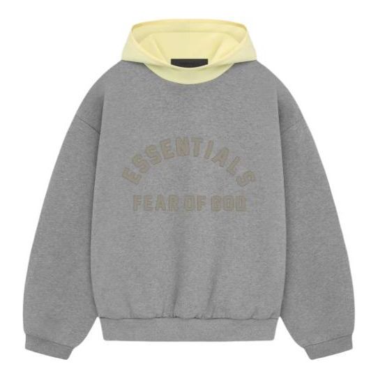 Huppari Fear of God Essentials Fleece Hoodie Harmaa | 202SP244311F
