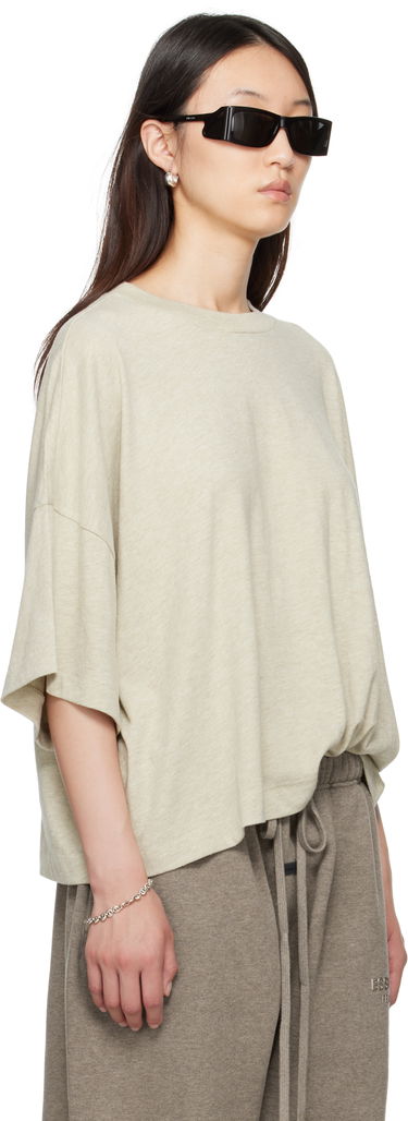 T-paita Fear of God Fear of God ESSENTIALS Boxy T-Shirt Beige | 125SP255892FW, 1