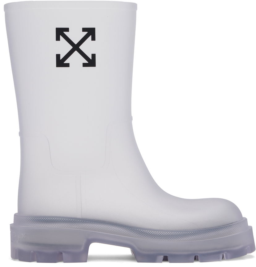 Sadetakki Off-White Off-White Arrow Reboot Boots Valkoinen | OMIE00BS25MAT0027910
