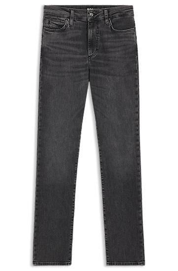 Jeans BOSS Slim-Fit Performance-Stretch Jeans Harmaa | 50545012