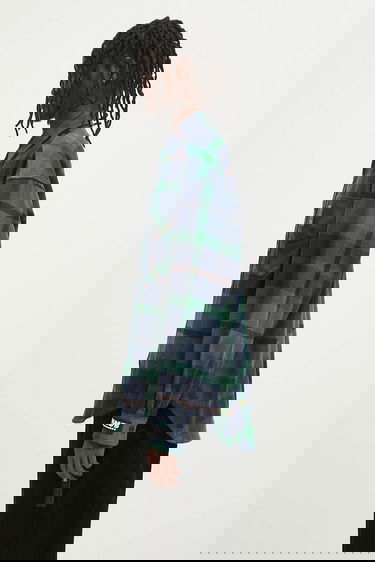 Paita AAPE by A Bathing Ape AAPE by A Bathing Ape 'AAPE UNVS' Long Sleeve Check Shirt Sininen | AAPSTM8504XXNNYM, 4