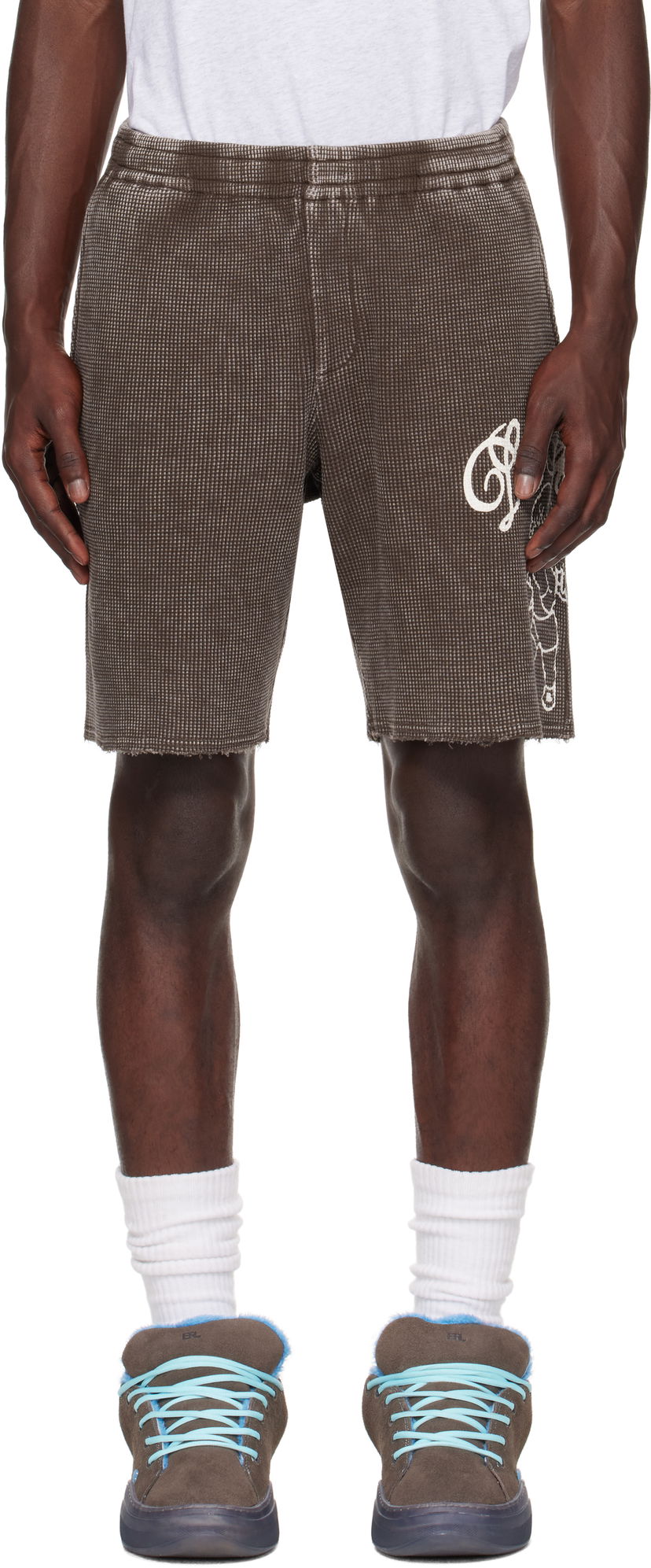 Shortsit Dime Dime Waffle Fighter Shorts Ruskea | DIMESU2518BRW