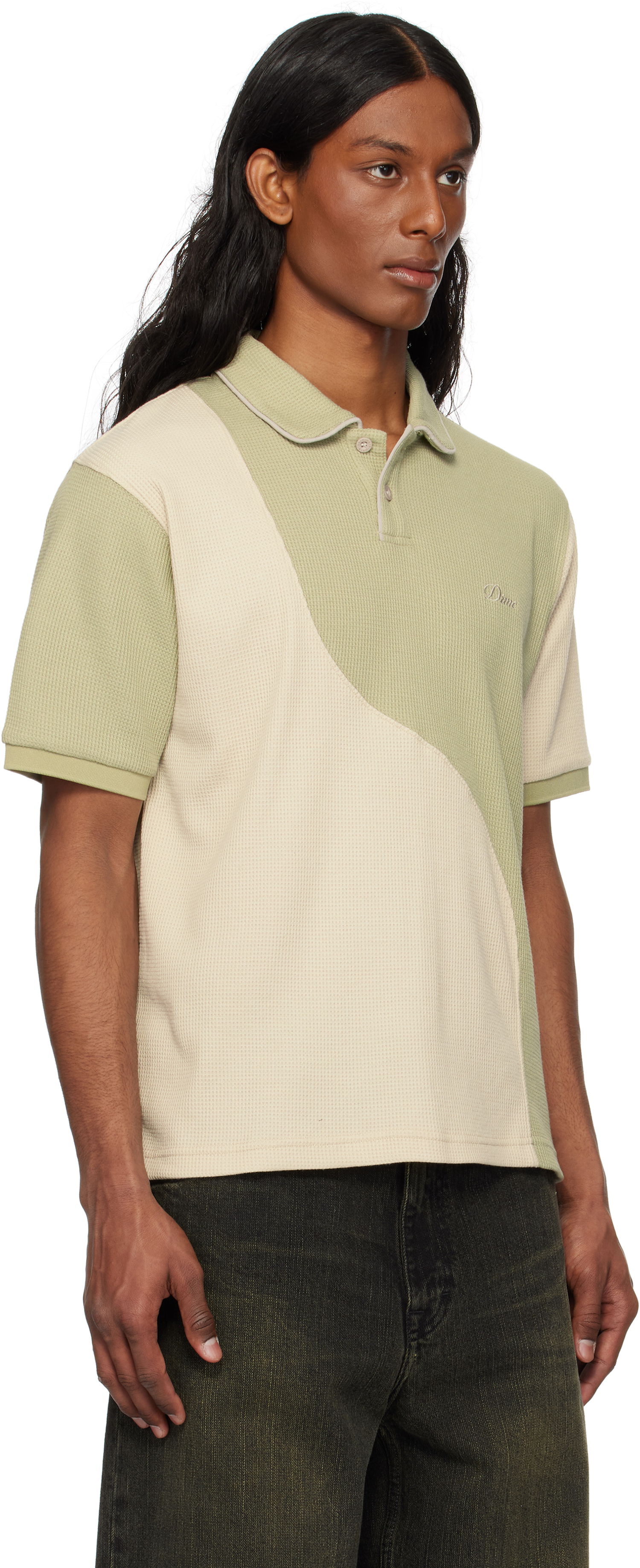 Poolopaita Dime Dime Waffle Polo Vihreä | DIME2SP256SAG, 1