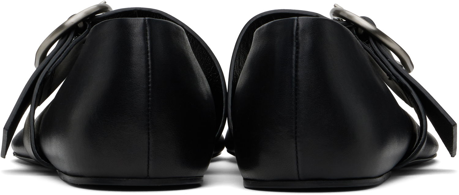 Tennarit ja kengät Jil Sander Jil Sander Buckle Ballerina Flats Musta | J15WZ0031_P8175, 1