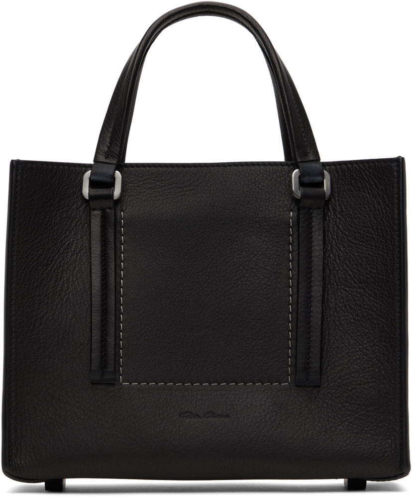 Olkalaukku Rick Owens Rick Owens Mini Edith Shopper Tote Musta | RA01E0652 LCN