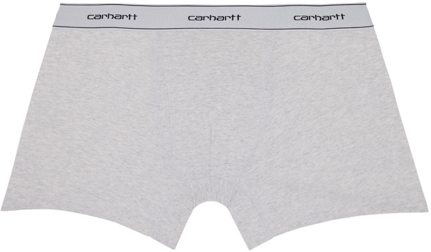 Nyrkkeilijät Carhartt WIP Two-Pack Boxers Harmaa | I029375, 1