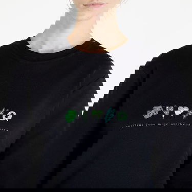 Huppari Queens Rostliny Jsou Moje Oblíbená Barva Crewneck Musta | QNS_041, 1