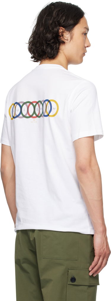 T-paita Paul Smith PS Paul Smith Overlapping Circles T-Shirt Valkoinen | M2R-011R-PP5084-01, 2