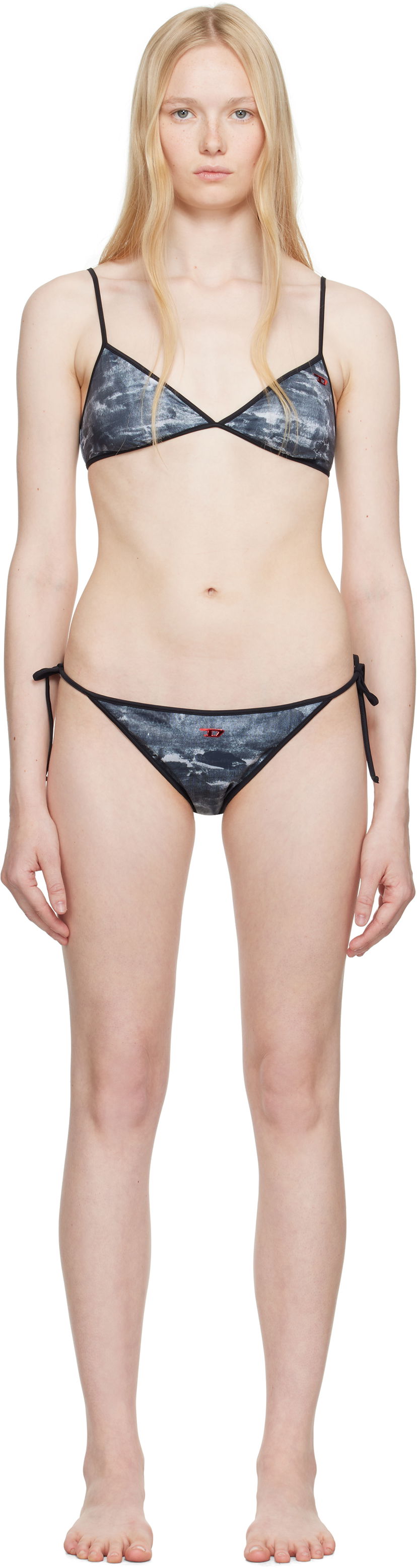 Uimapuvut Diesel Diesel Cloud-D-Pop & Elsa-D-Pop Bikini Set Harmaa | A17494 0BLBN/A17525 0BLBN