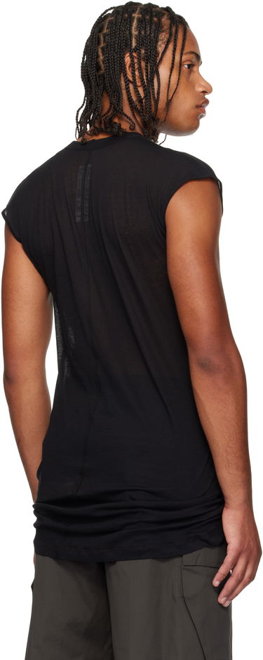 T-paita Rick Owens Rick Owens Concordians Dylan Deep V-Neck T-Shirt Musta | RU02E1157 UC, 2