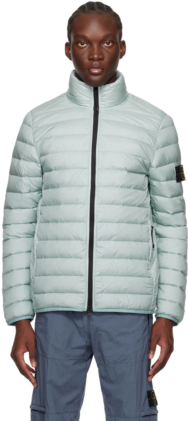 Puffer takki Stone Island Patch Down Jacket Turkoosi | 801542424, 0