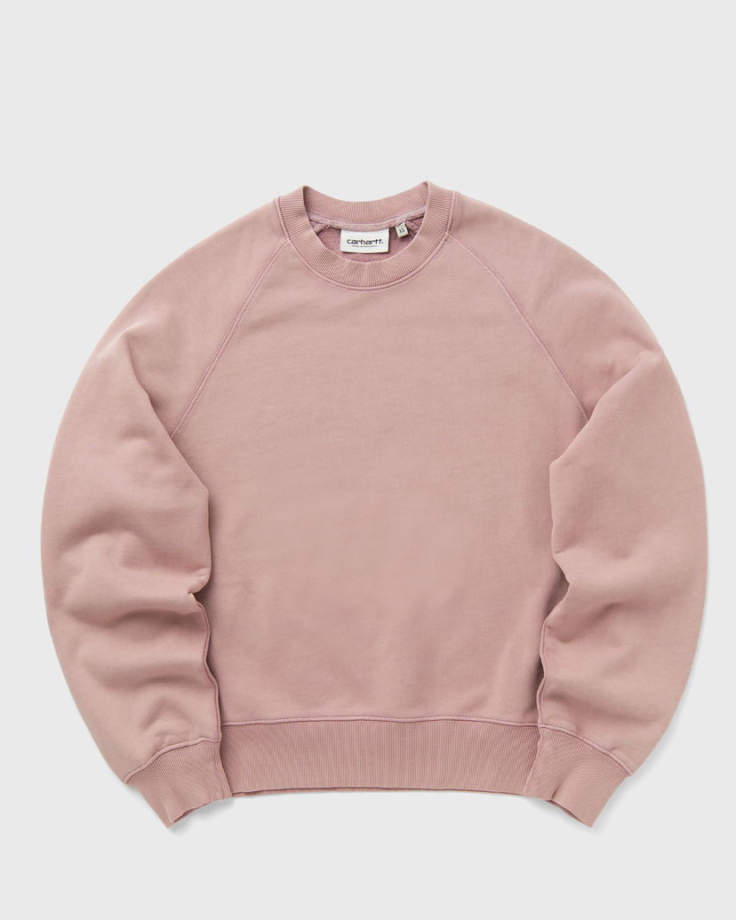 Huppari Carhartt WIP Hudson Raglan Crewneck Sweatshirt Vaaleanpunainen | I035136-1XF.5F