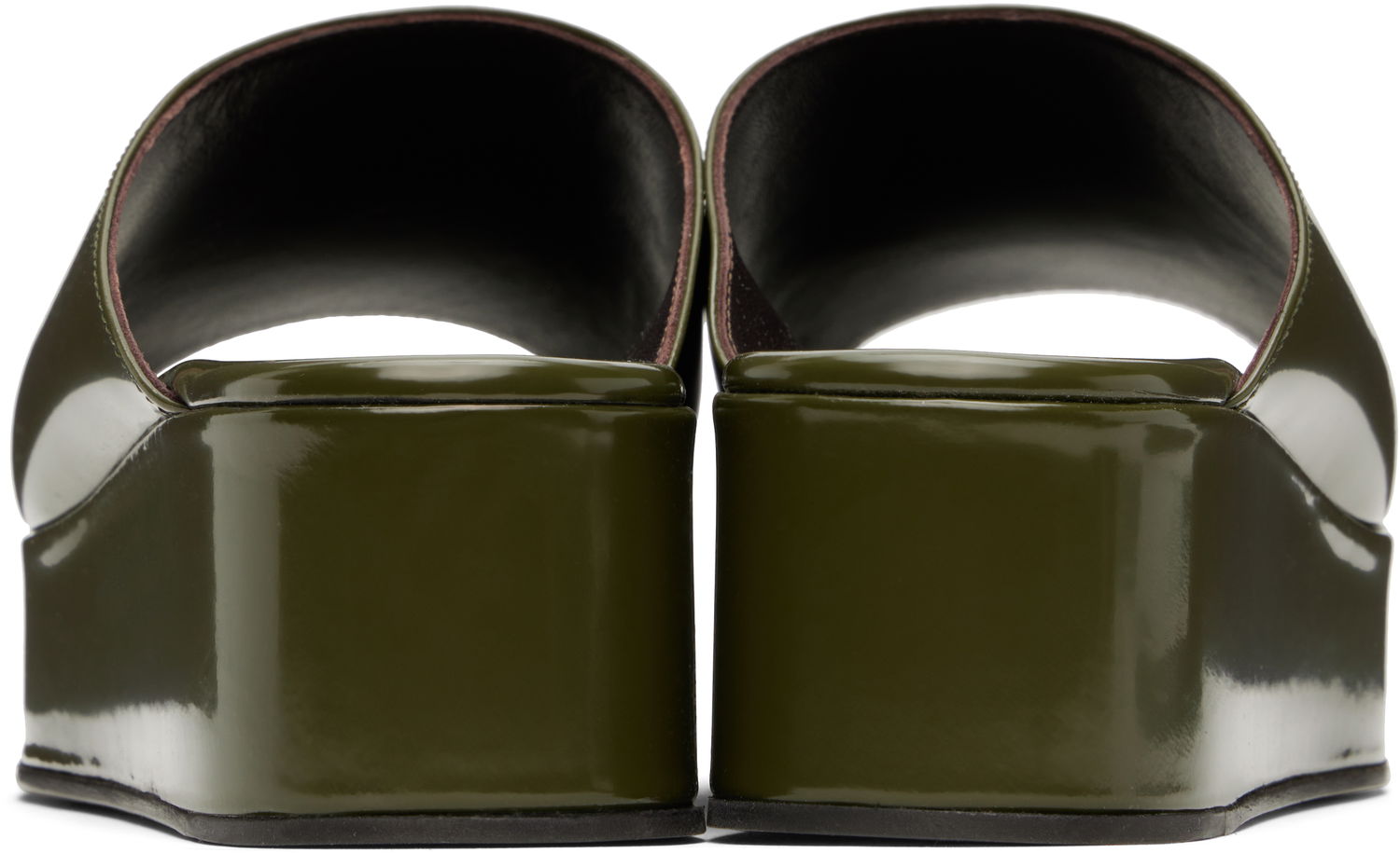 Asusteet The Row The Row Emi Flatform Sandals Vihreä | F1597-L604, 1