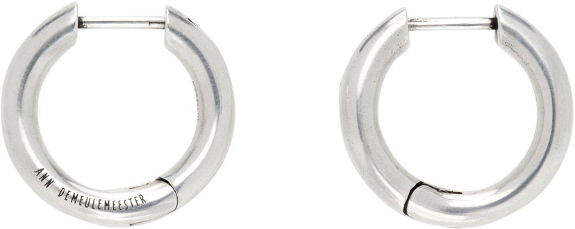 Korvakorut Ann Demeulemeester Ann Demeulemeester Alina Silver-Tone Hoop Earrings Metallinen | 2520-W-JE06-JW020-070