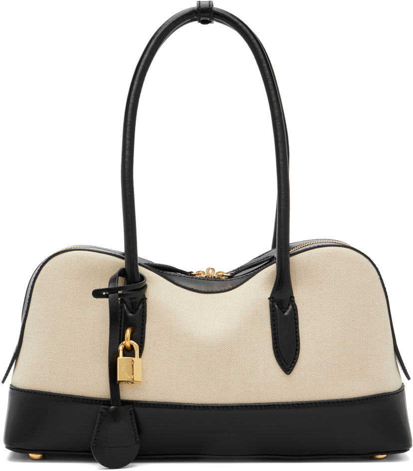 Olkalaukku Stella McCartney Stella McCartney Ryder Canvas Shoulder Bag Musta | 7B0138WP0555