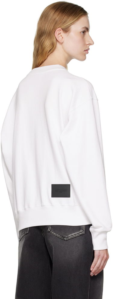 Villapaita We11done We11done Rainbow Symbol Sweatshirt Valkoinen | WD-TS3-22-829-U-WH, 2