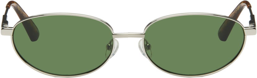 Aurinkolasit Jacquemus Jacquemus 'The Alba' Sunglasses Metallinen | JAC120C2SUN