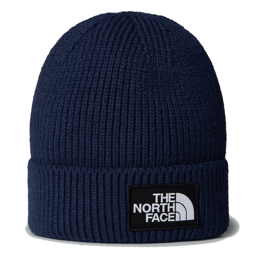 Pipo The North Face TNF Logo Box Cuffed Beanie Tummansininen | NF0A8CHE8K21