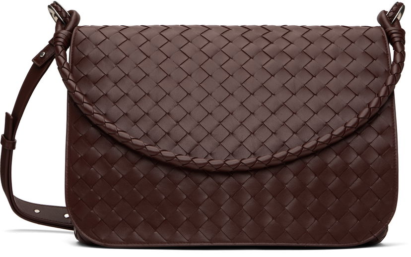 Olkalaukku Bottega Veneta Bottega Veneta Swing Messenger Bag Ruskea | 795074V2HL12130