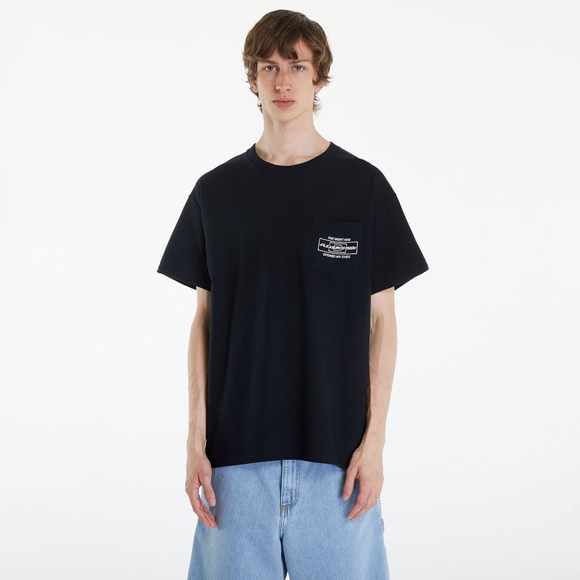 T-paita Pleasures Vision Pocket T-Shirt Black Musta | P24SU056 BLACK