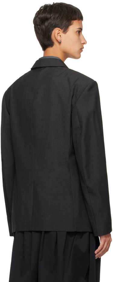 Takki LEMAIRE Soft Tailored Double-Breasted Blazer Musta | JA1017 LF414, 2