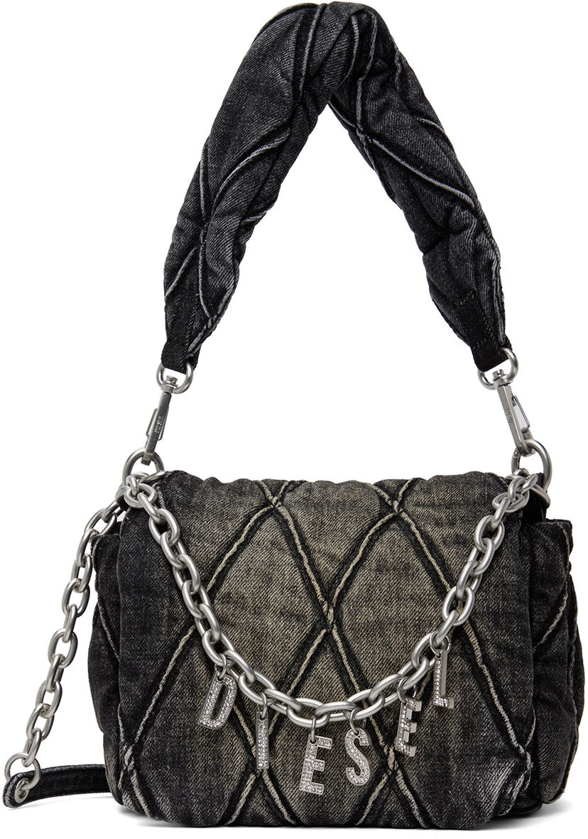Olkalaukku Diesel Charm-D Shoulder S Bag Musta | X09597 P6330
