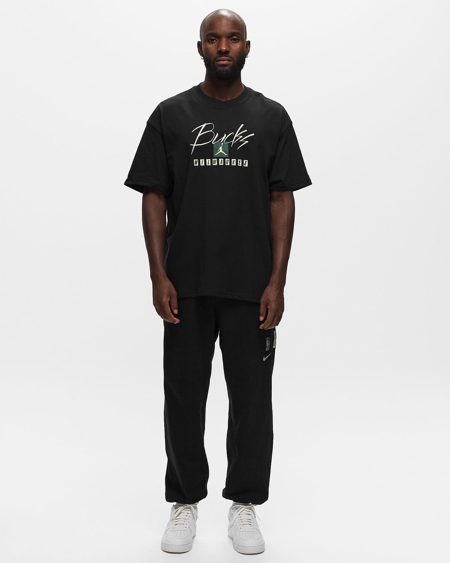 T-paita Nike Milwaukee Bucks Statement Max 90 Tee Musta | FN1074-010, 1