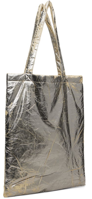 Kangaskassi Rick Owens DRKSHDW Concordians Crinkled Metallic Nylon Shopper Tote Metallinen | DA02E7431 NPFPA, 1