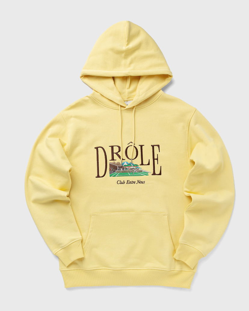 Huppari Drôle de Monsieur Drôle de Monsieur Le Tennis Court Hoodie XXL Keltainen | G-HO176-CO127-LYL