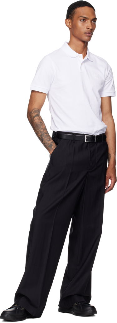 Vyöt BOSS Reversible belt in grained Italian leather with logo keeper Musta | 50447116, 2