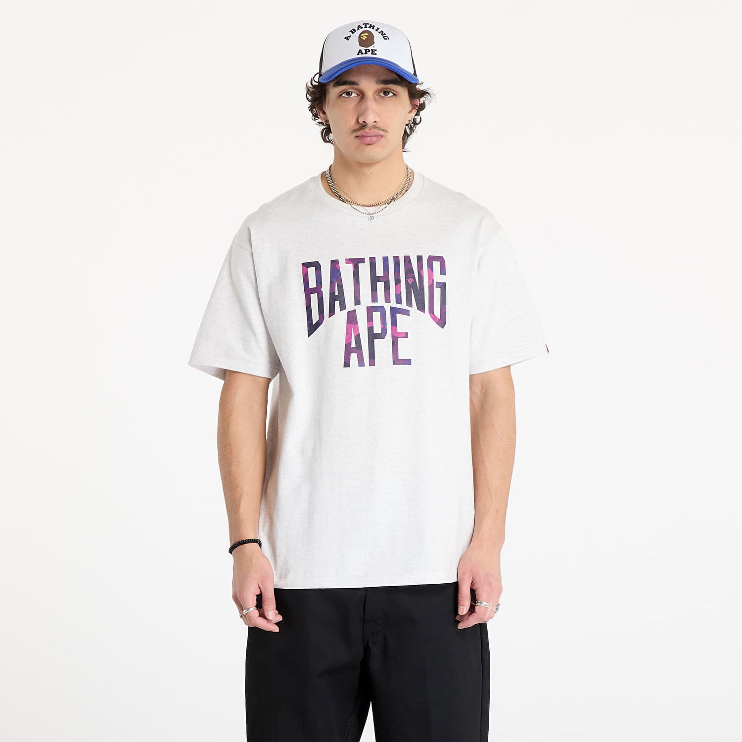 T-paita BAPE Color Camo Ape Tee Harmaa | 001TEK801023M GRA, 0
