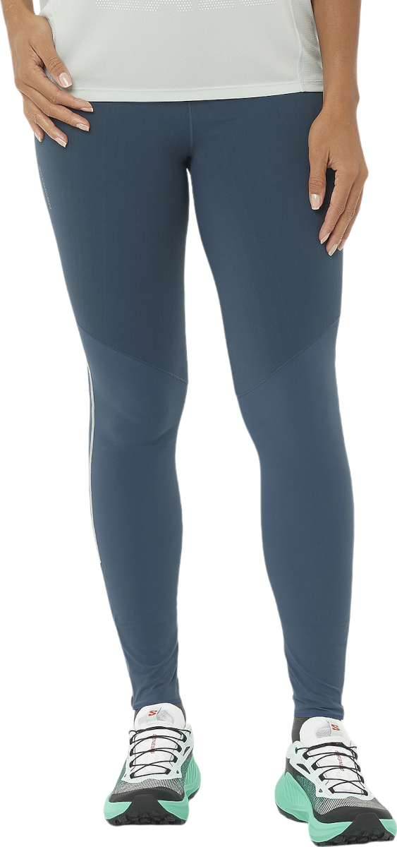 Leggingsit Salomon Stow Running Tights Sininen | lc2366600