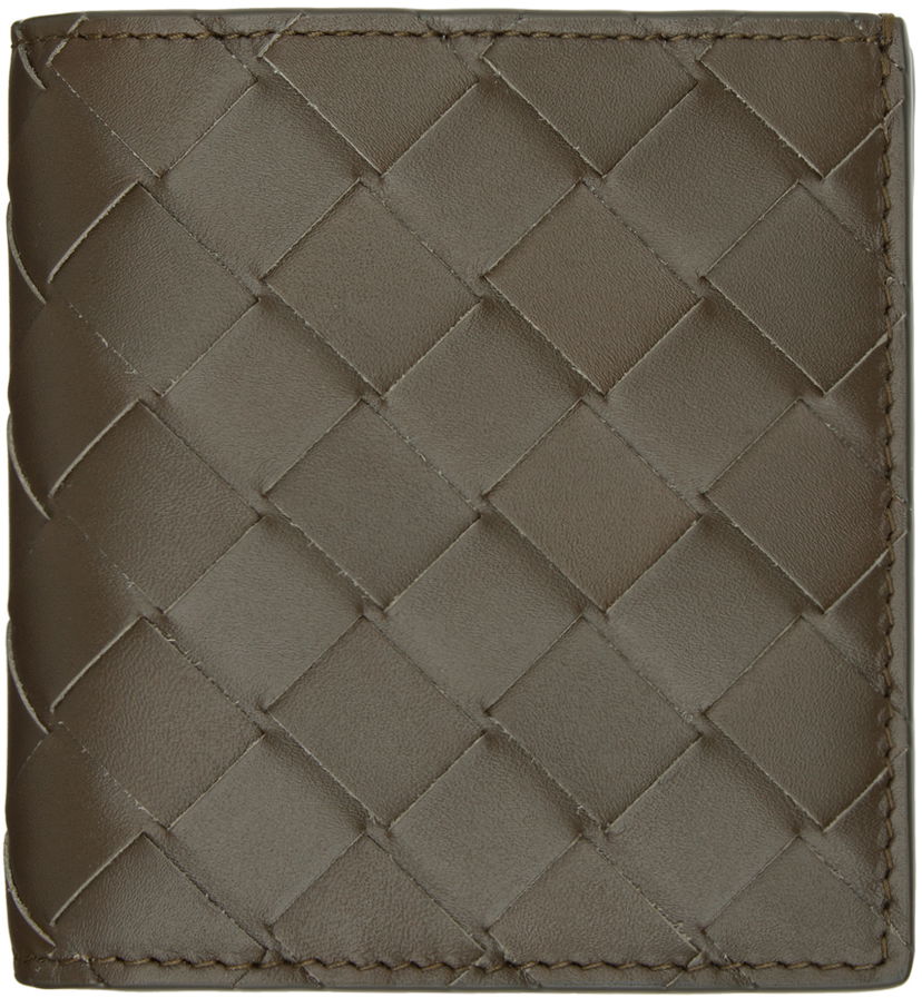 Lompakko Bottega Veneta Intrecciato Slim Bi-Fold Wallet Ruskea | 749400 VCPQ6 3392