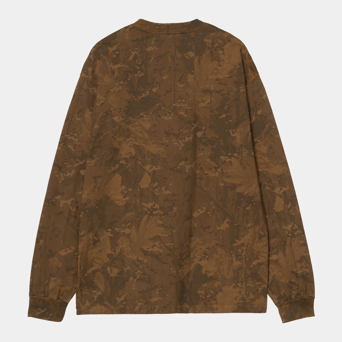 T-paita Carhartt WIP Carhartt WIP Long Sleeve Camo Combi T-Shirt Ruskea | I035858_9, 1