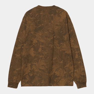 T-paita Carhartt WIP Carhartt WIP Long Sleeve Camo Combi T-Shirt Ruskea | I035858_9, 1