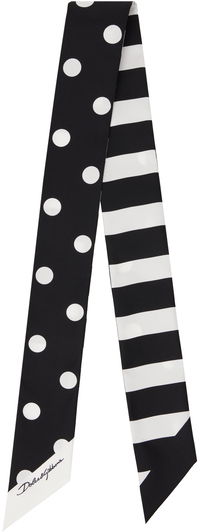 Striped & Polka-Dot Headscarf