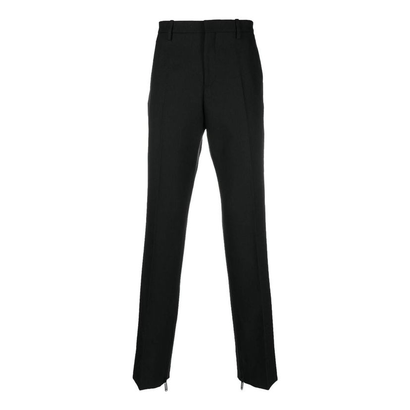 Housut Off-White Off-White Formal Straight-Leg Pants Musta | OMCA196C99FAB0011000