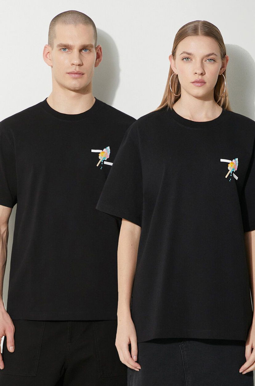 T-paita Filling Pieces Gelato T-Shirt With Print Musta | 74434021861