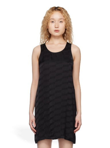 Tankkitoppi Balenciaga BB Monogram Fluid Musta | 746254 TMO68