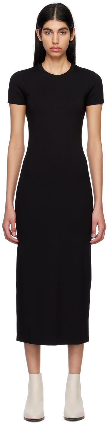 Mekko rag & bone rag & bone Lily Midi Dress Musta | WAC23S3025LC25