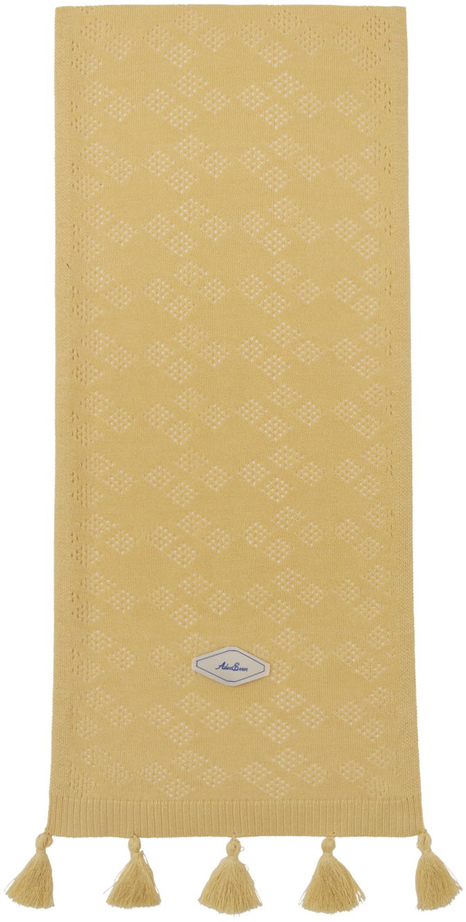Huivi ADER ERROR Knitted Tassel Scarf Keltainen | BMADSSAC0402YL, 0