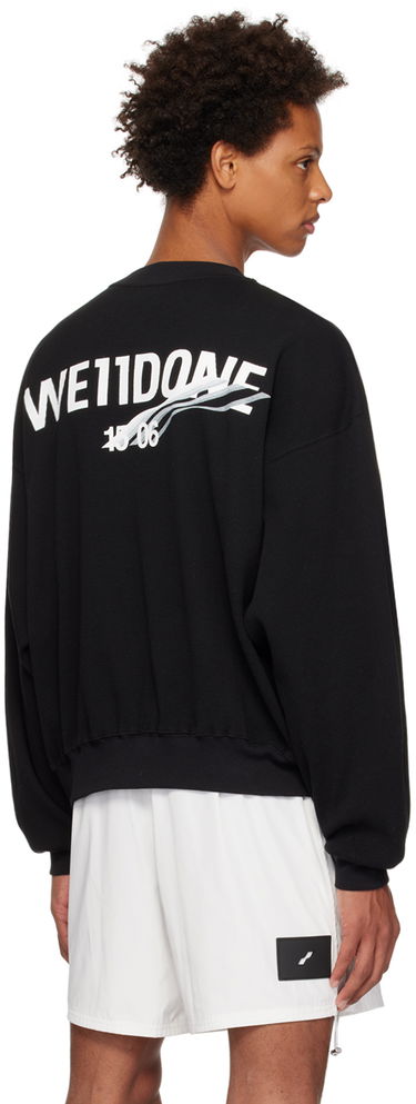 Villapaita We11done We11done Basic 1506 Sweatshirt Musta | WD-TS3-22-798-U-BK, 2