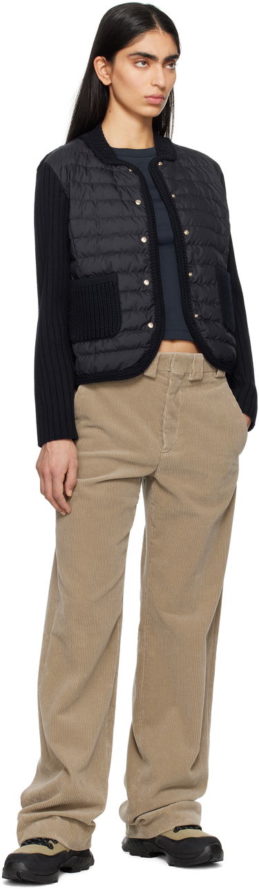 Villapaita Moncler Moncler Padded Wool Down Cardigan Musta | K10939B00013, 3
