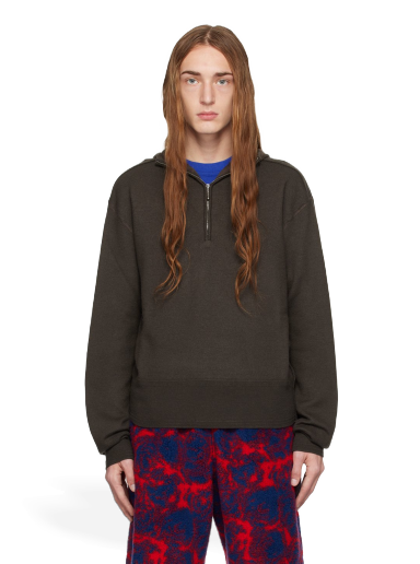 Huppari Burberry Half-Zip Hoodie Vihreä | 8075888