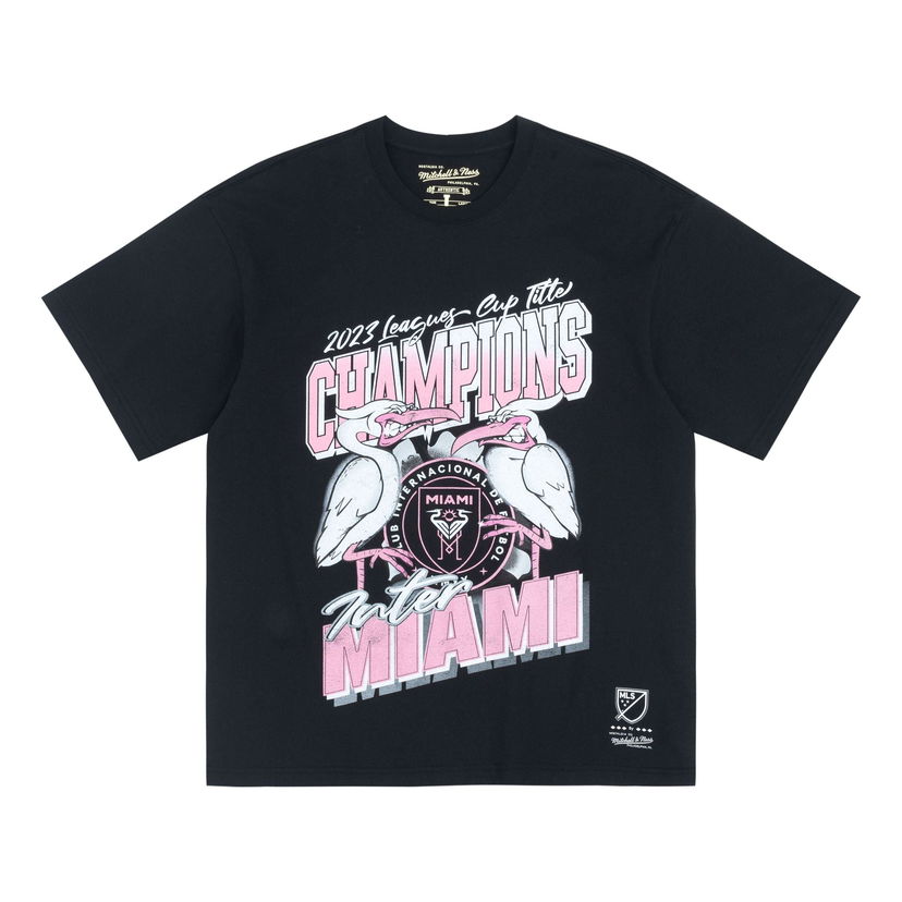 T-paita Mitchell & Ness Inter Miami CF Champion T-Shirt Musta | MN2551-BLACK