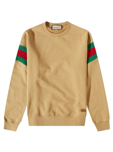 Villapaita Gucci GRG Sleeve Crew Neck Beige | 729666-XJEUQ-2293