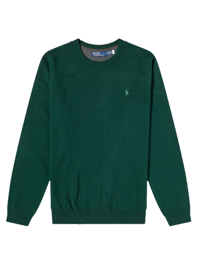 Huppari Polo by Ralph Lauren Polo Ralph Lauren Lambswool Crew Knit Hunt Club Vihreä | 710876714002