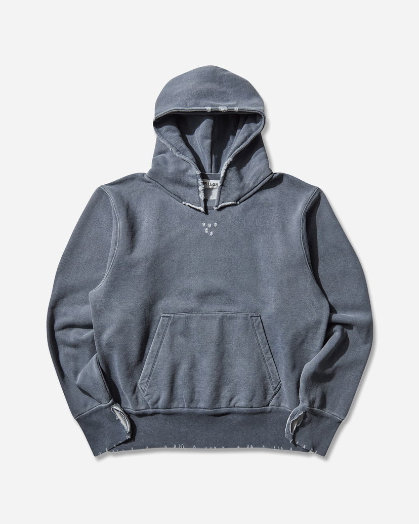 Huppari OUR LEGACY Relic Distressed Pouch Pocket Hoodie Harmaa | M4256RF 001