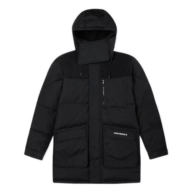 Parka Converse Premium Mid Down Jacket Musta | 10021971-A01
