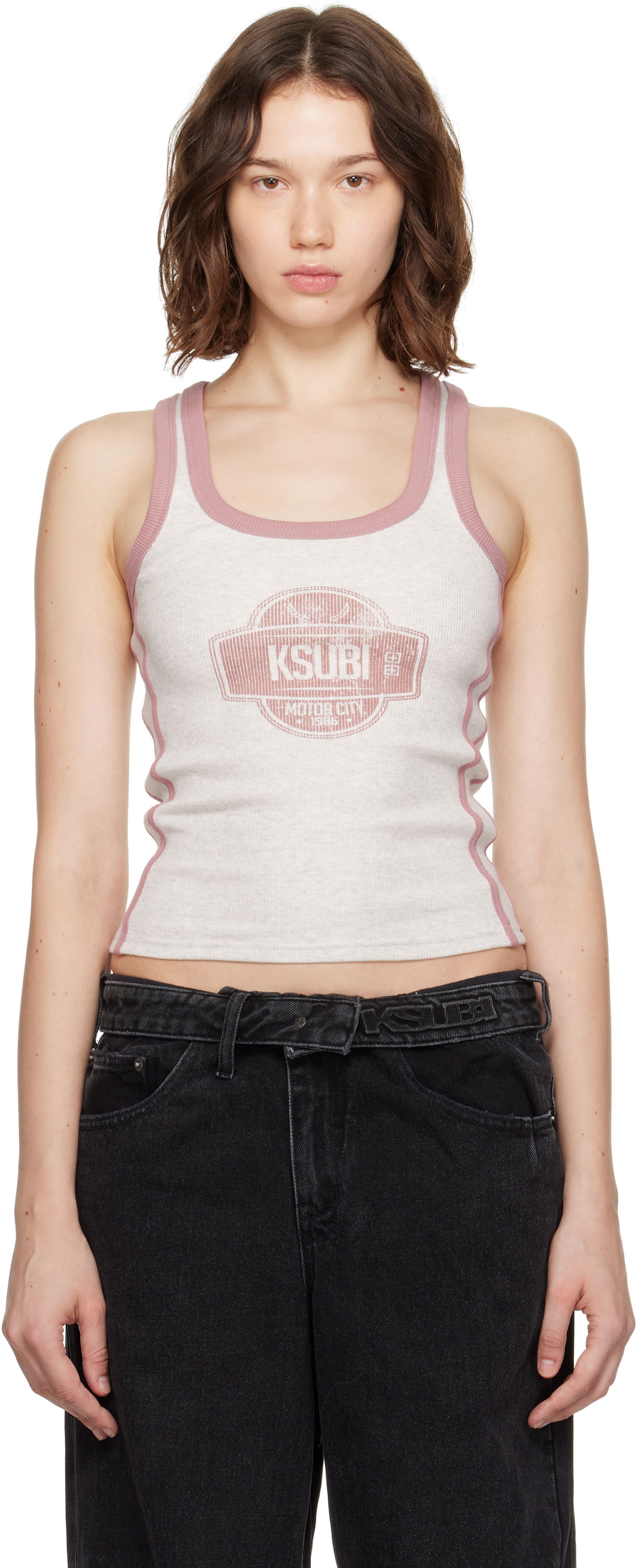 Tankkitoppi Ksubi Ksubi Pitt Lane Origin Tank Top Valkoinen | WPF25SI002, 0